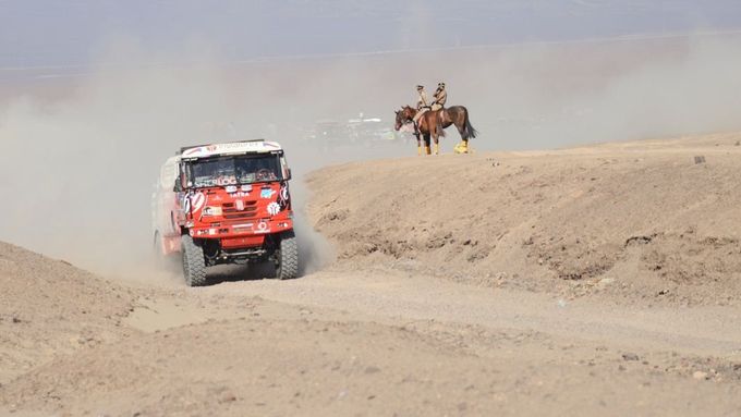 Karel Loprais na trati Rallye Dakar