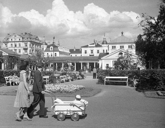 Františkovy Lázně v roce 1956