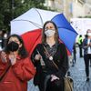 Demonstrace Milion chvilek Václavské náměstí 20. 5. 2021 za odstoupení Marie Benešové
