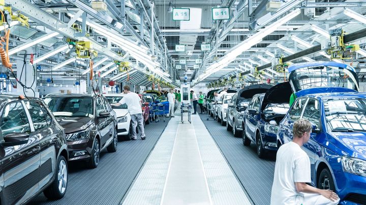 Škoda Auto zastaví na týden výrobu kvůli nedostatku čipů; Zdroj foto: Škoda Auto