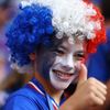 Francouzští fanoušci v semifinále Eura 2024 Španělsko - Francie