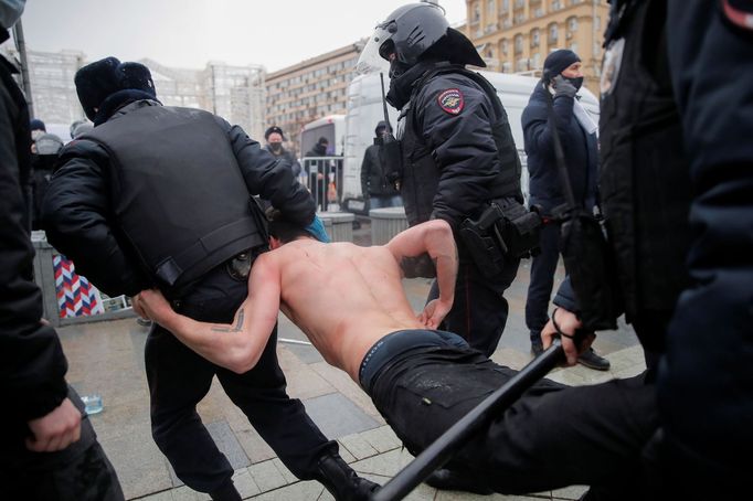 Protesty na podporu Alexeje Navalného