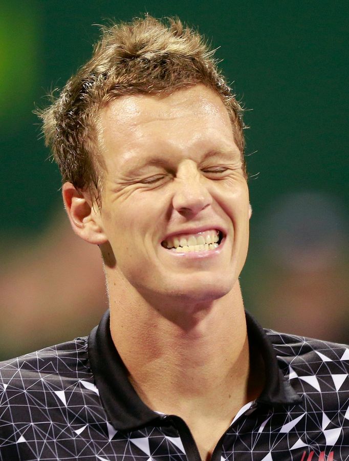 Tomáš Berdych na turnaji v Dauhá