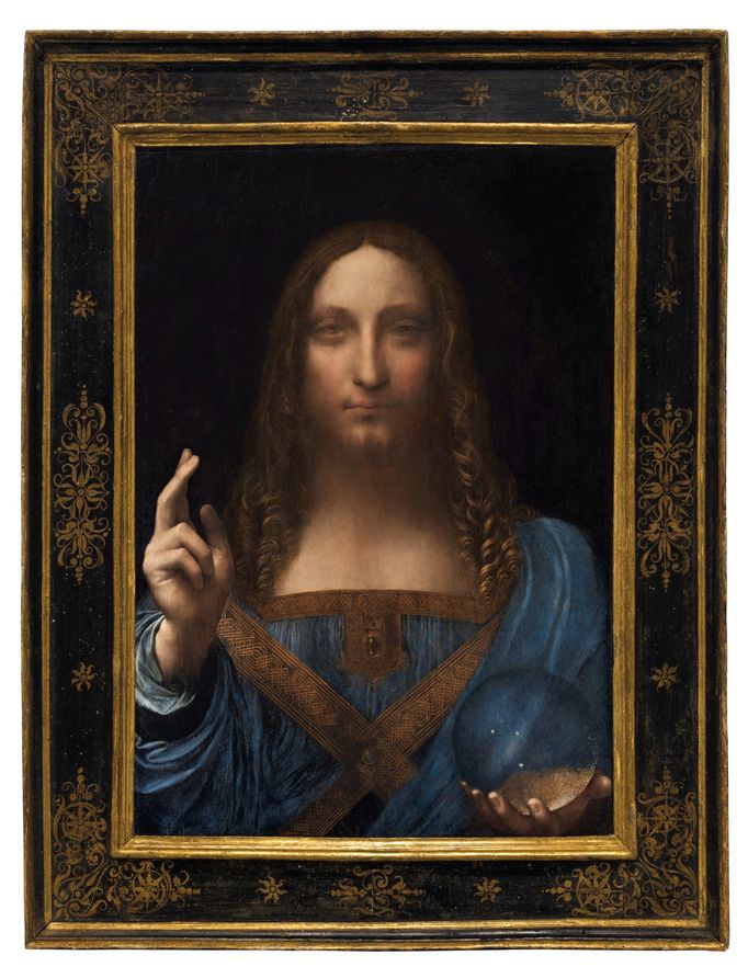 Obraz Salvator Mundi (Spasitel světa) od Leonarda da Vinciho