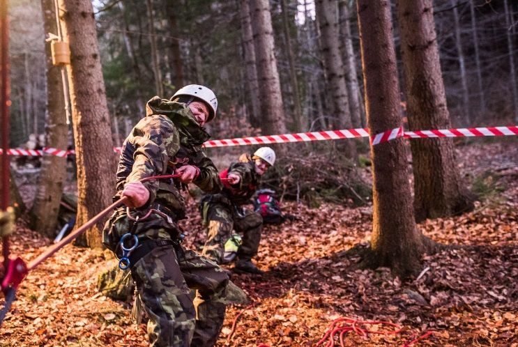 Extrémní armádní závod Winter Survival 2018