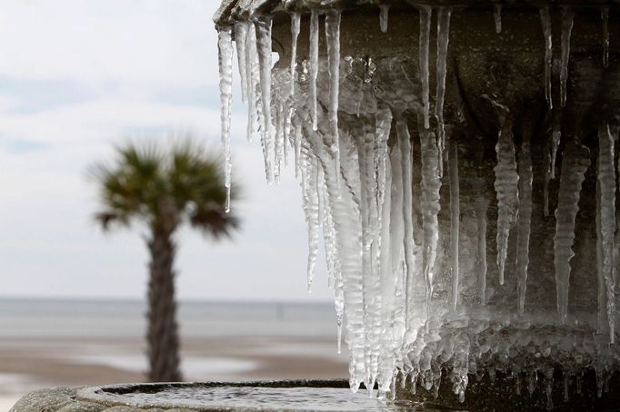 Nejen do Mississippi dorazily ke konci roku extrémní mrazy.