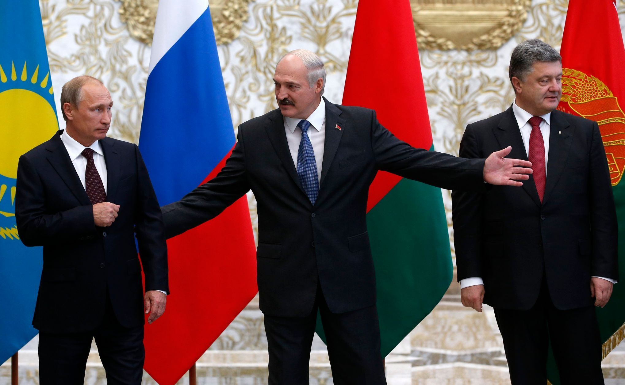 Putin - Lukašenko - Porošenko