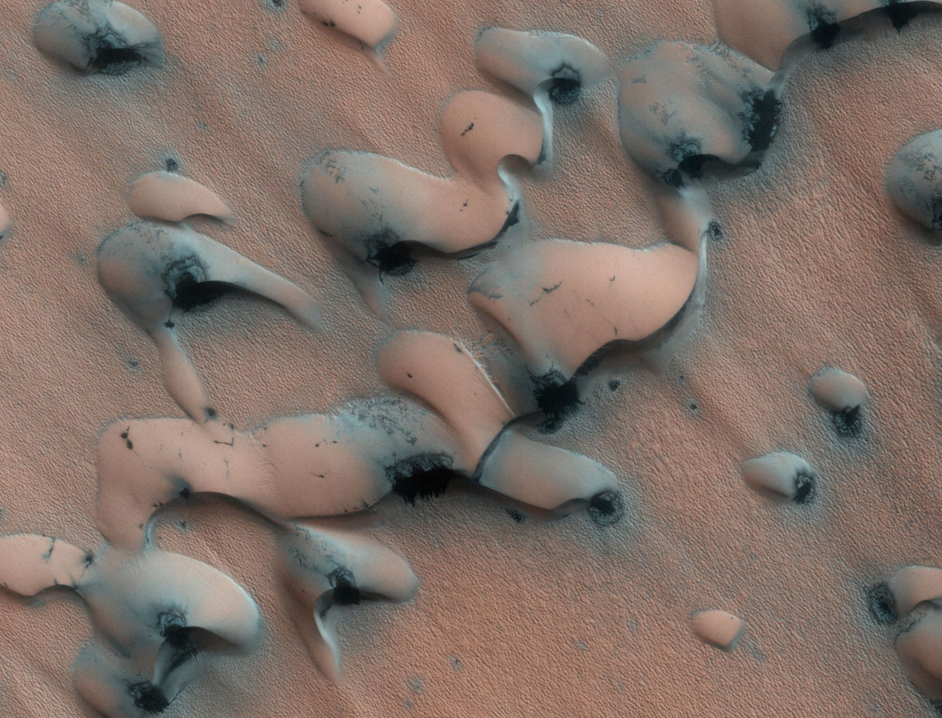 Fotogalerie / Fascinující pohledy na povrch Marsu / NASA / 32