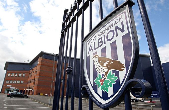 Fotbalový stadion West Bromwich Albionu se nachází až na samém okraji Birminghamu ve Velké Británii.