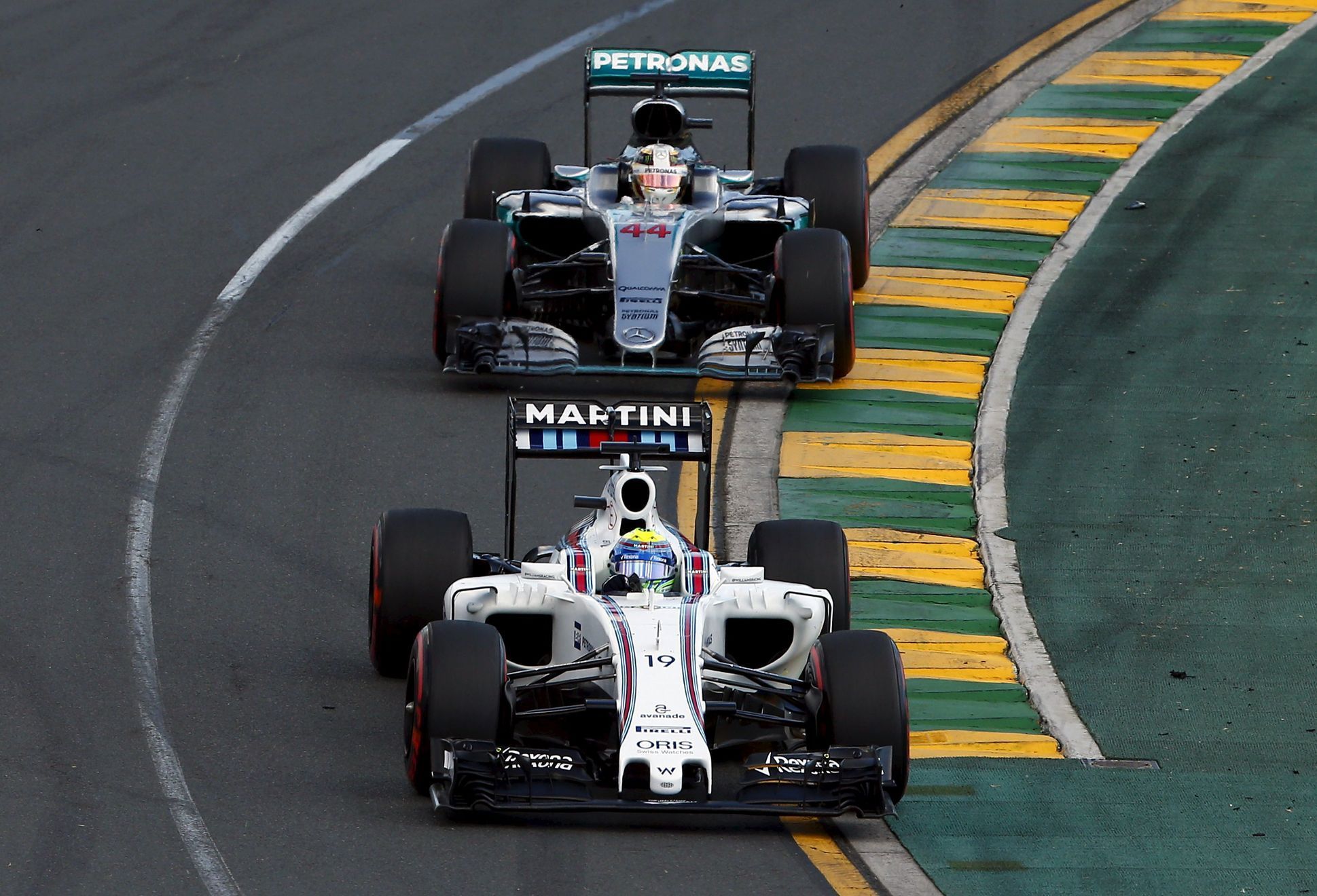 F1, VC Austrálie 2016: Felipe Massa, Williams a Lewis Hamilton, Mercedes