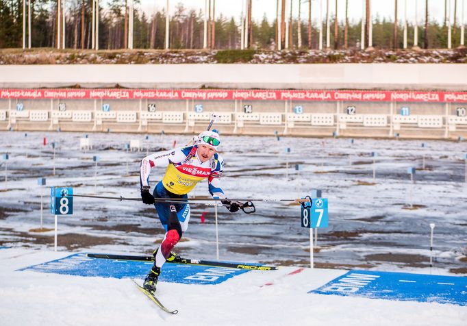 Trénink biatlonistů před startem SP 2020/21 v Kontiolahti: Ondřej Moravec.