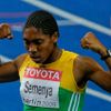 Semenyaová se raduje v cíli běhu na 800 metrů