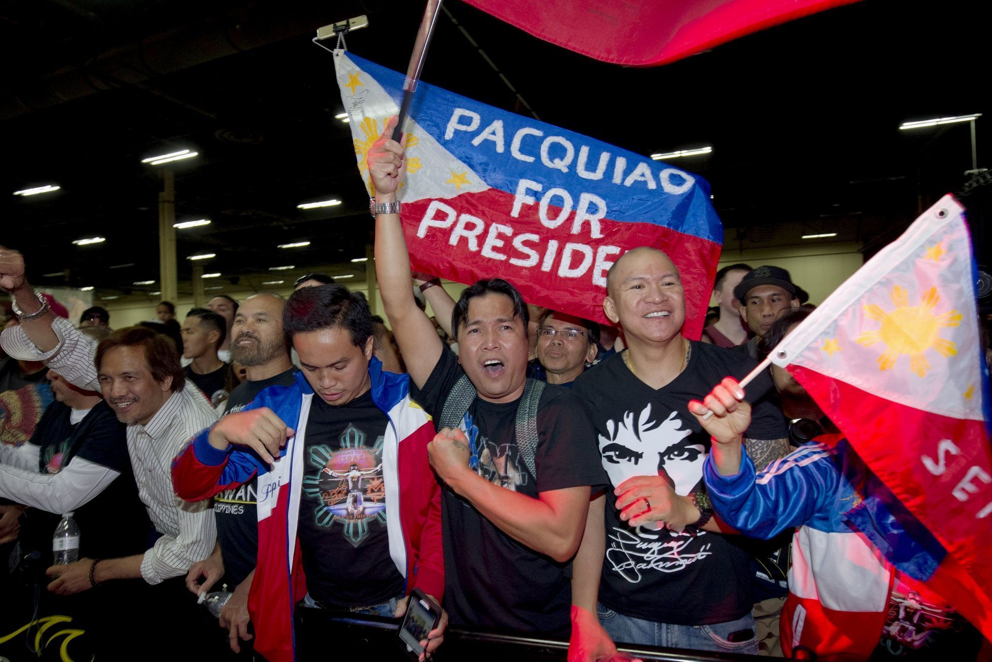 Příjezd Floyd Mayweather vs. Manny Pacquiao