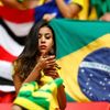 MS 2014, Kamerun- Brazílie: brazilská fanynka