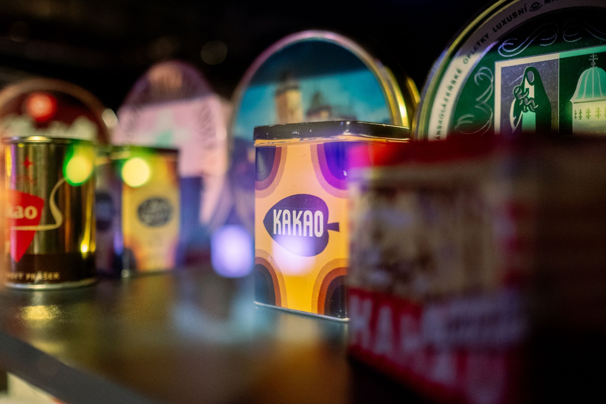 Obaly, čokoláda, retro