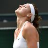 Lucie Šafářová ve čtvrtfinále Wimbledonu 2014
