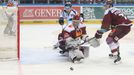 Předkolo playoff: Sparta - Liberec; Sami Aitokallio, Tyler Redenbach, Jan Piskáček