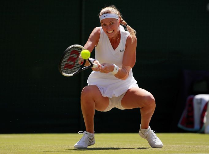 Petra Kvitová ve 2. kole Wimbledonu 2019