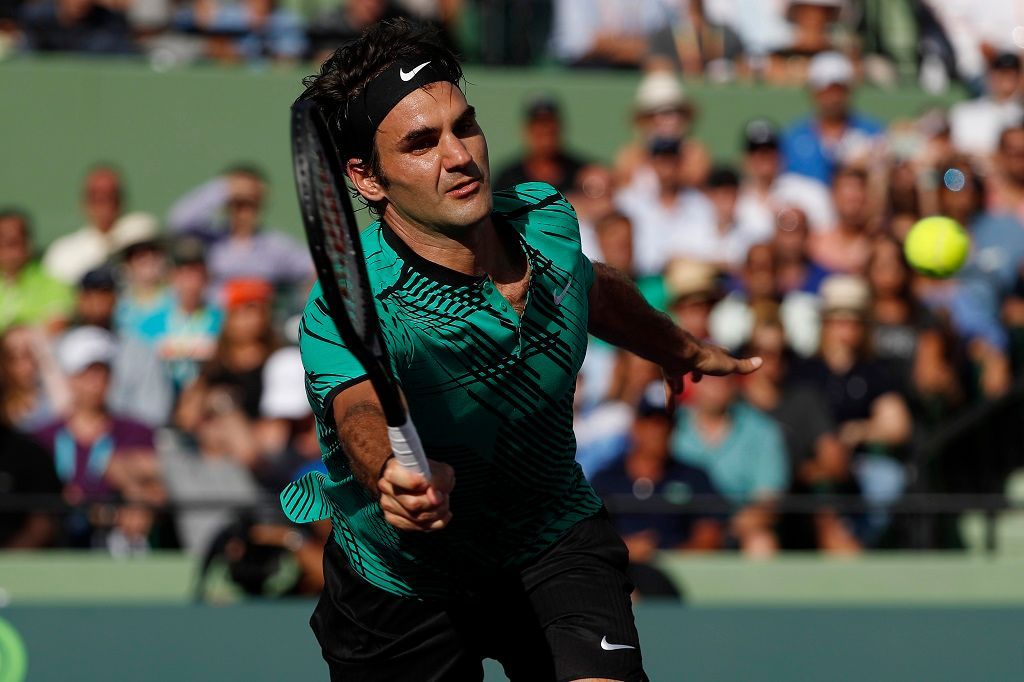 Roger Federer ve čtvrtfinále v Miami