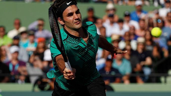 Roger Federer ve čtvrtfinále v Miami
