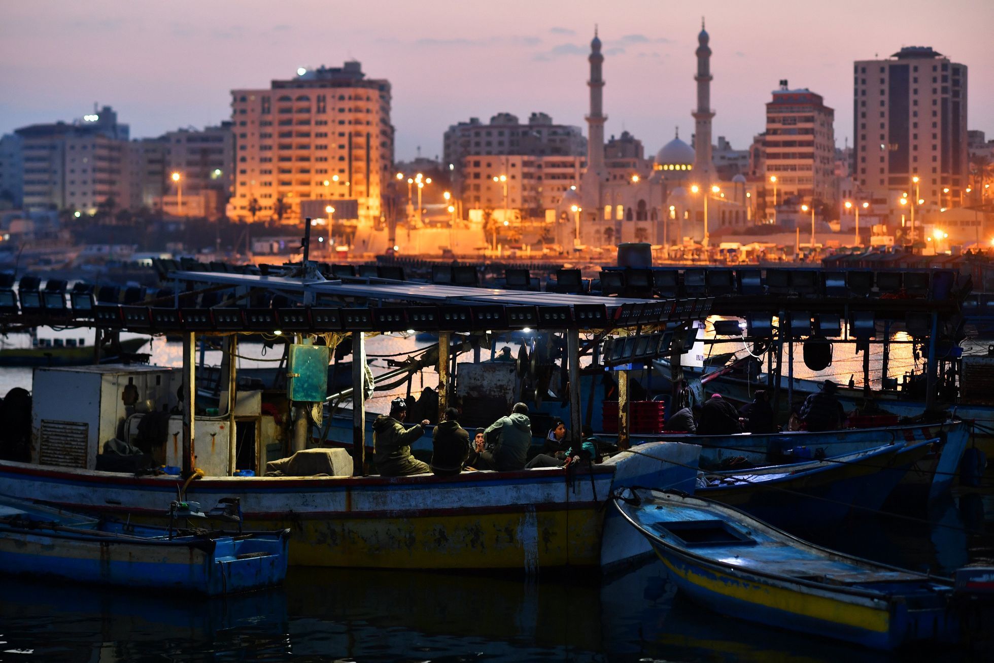 Rybáři v Gaze.