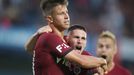 Sparta - Jablonec, Fortuna:Liga (Adam Hložek, Srdjan Plavšič)