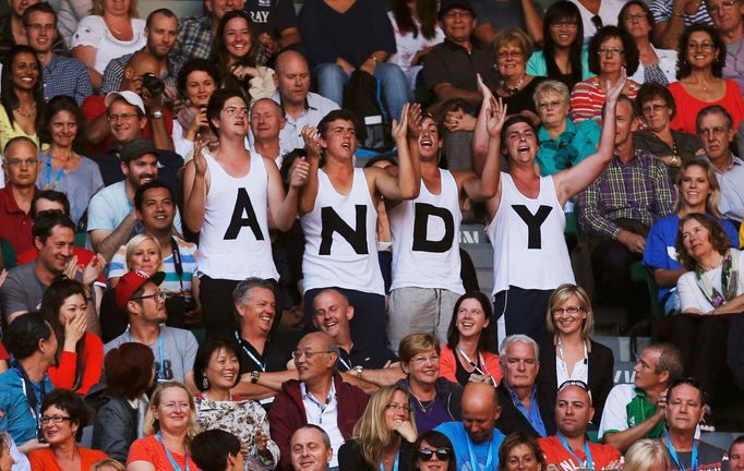 Australian Open: fanoušci Andyho Murrayho