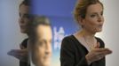 Nathalie Kosciusko-Morizet, spokesperson of France's President and UMP party candidate for the 2012 French presidential elections Sarkozy, speaks during a news conference at the campaign headquarters in Paris