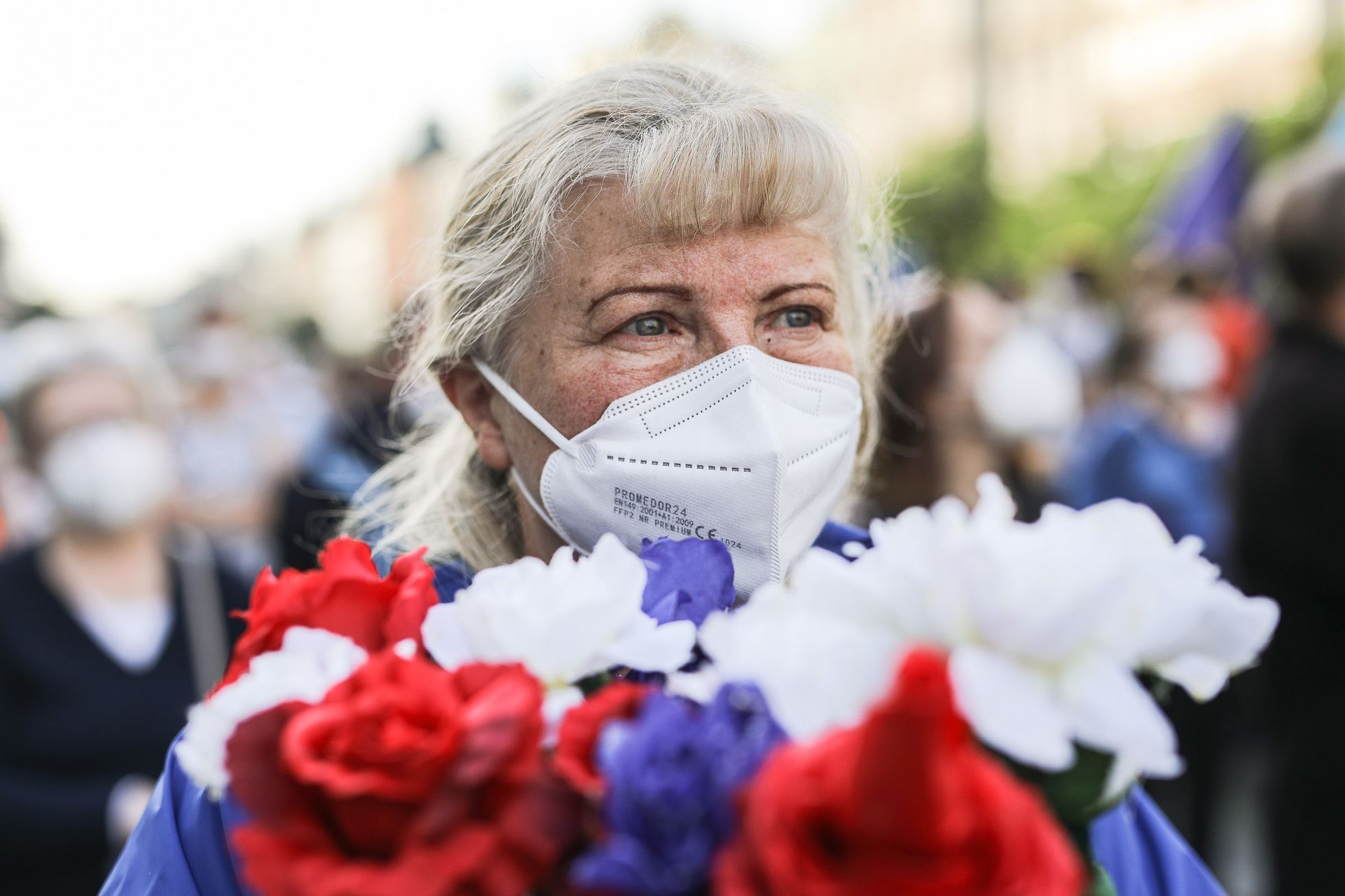Demonstrace a pochod Milion chvilek pro demokracii, protest, Marie Benešová