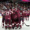 Lotyši slaví vítězství v zápase Česko - Lotyšsko na MS 2023