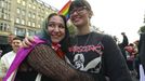 Momentka z Prague Pride - pochodu rovnosti a respektu, 2. srpna 2025, Praha.