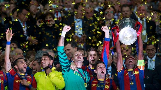 Barcelona slaví po roce opět triumf v Lize mistrů.