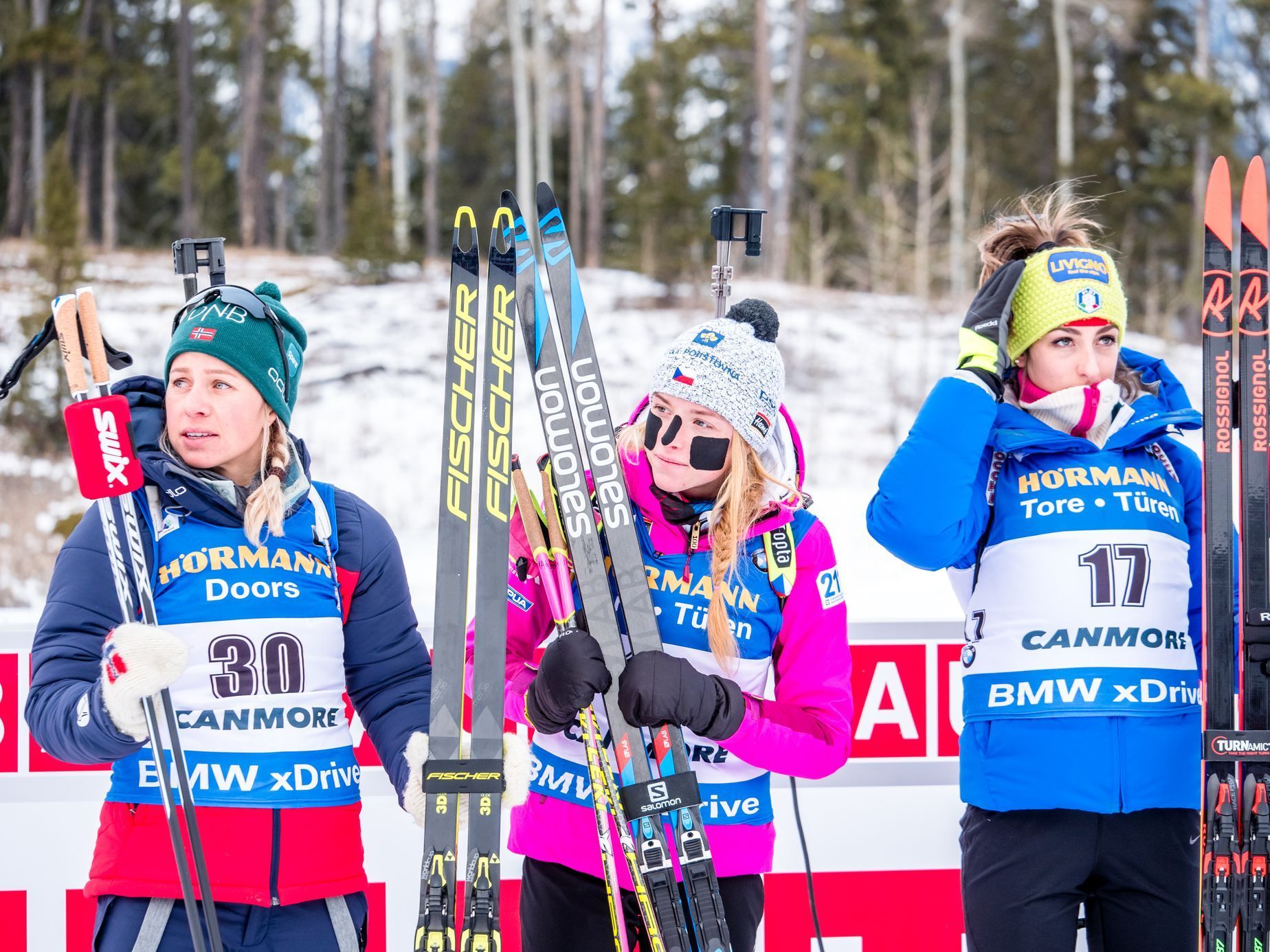 Biatlon, vytrvalostní závod Světového poháru v kanadském Canmore
