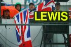 F1, VC Německa 2018: fanoušci Lewise Hamiltona