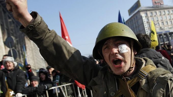 Kyjev v době nepokojů.