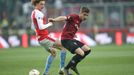 Alex Král v zápase 28. ligového kola Slavia - Sparta