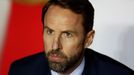 Gareth Southgate v utkání kvalifikace ME 2020 Česko - Anglie