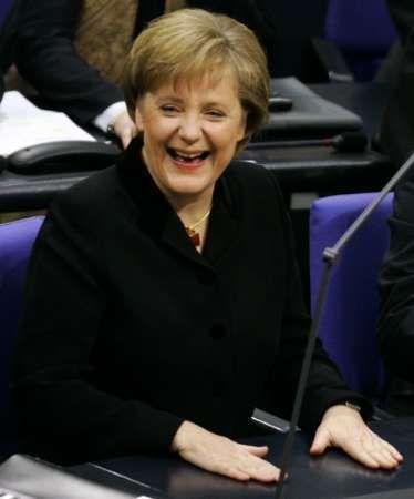 Angela Merkelová se právě dozvěděla, že byla zvolena německou kancléřkou