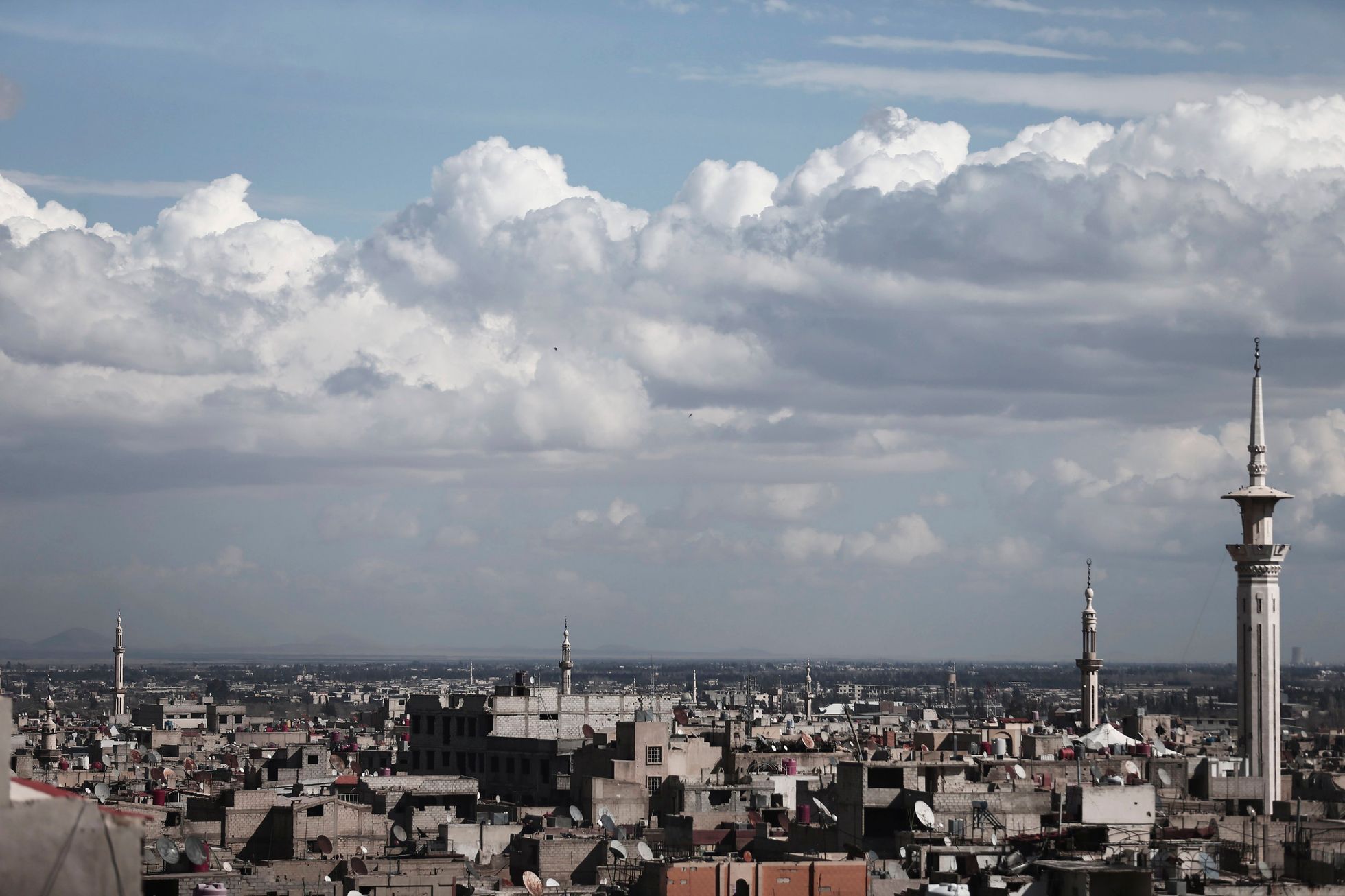 Duma, předměstí Damašku, březen 2014