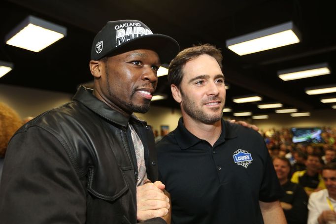 NASCAR, Daytona 500 2013: 50 Cent a Jimmie Johnson