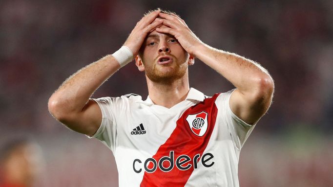 Soccer Football - Copa Libertadores - Round of 16 - First Leg - River Plate v Internacional - Estadio Mas Monumental, Buenos Aires, Argentina - August 1, 2023 River Plate