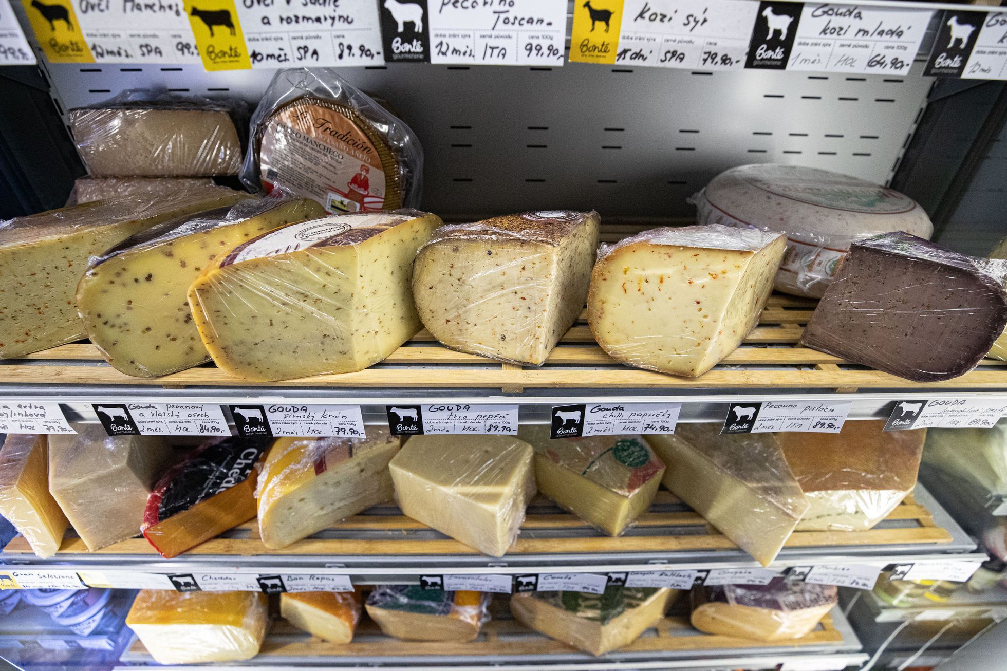 Bonté Gelaterie Beroun, zrmzlina, gastronomie, sladké, cukr, stravování, sýr