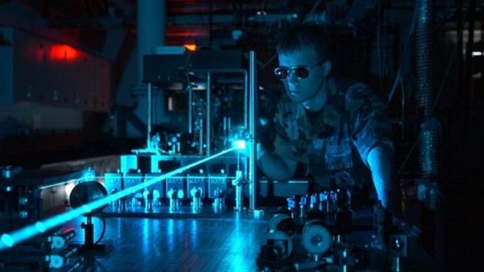 Test vojenského laseru