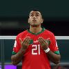 Valíd Chaddíra v osmifinále MS 2022 Maroko - Španělsko