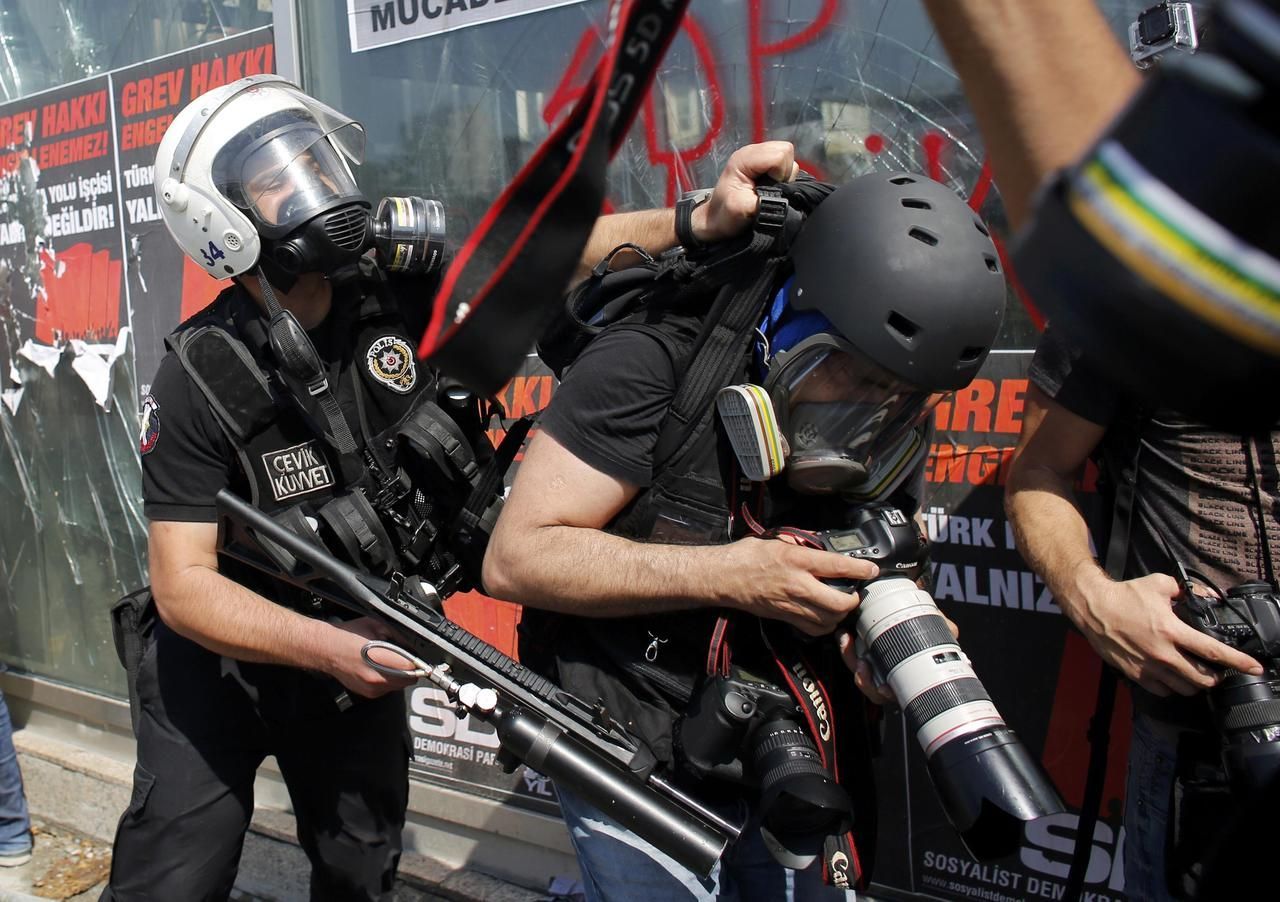 Protesty v Turecku - Istanbul - Taksimské náměstí