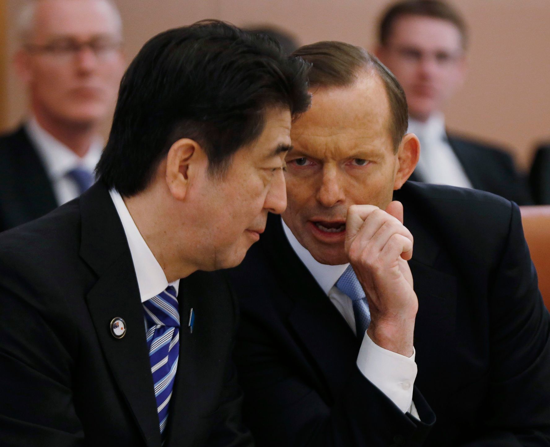 Šinzó Abe a Tony Abbott