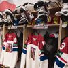 Česká šatna na MS v hokeji 2025 v Herningu