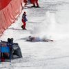 Jung Dong-hjun v obřím slalomu na ZOH 2018