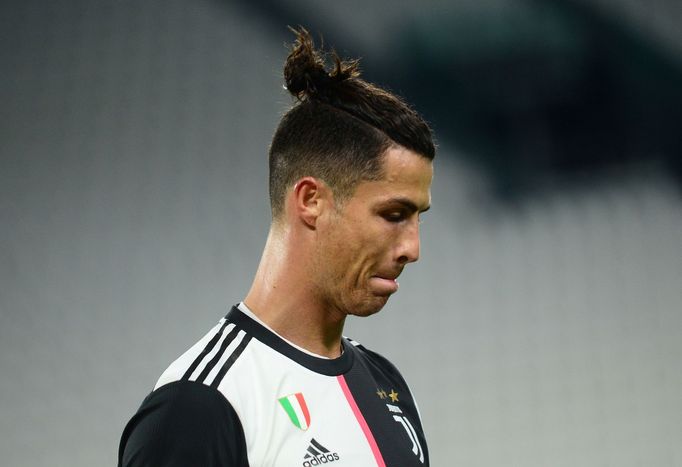 Semifinále Italského fotbalového poháru 2019/20, Juventus - AC Milán: Domácí Cristiano Ronaldo.