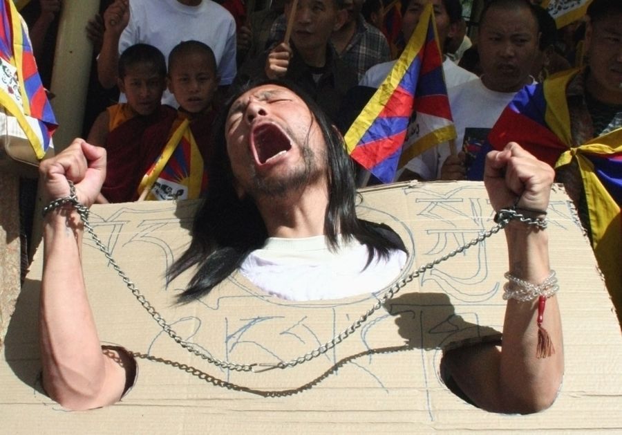 Protesty proti olympiádě v Indii